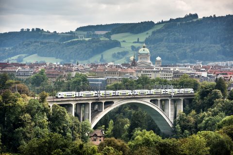 Mutz train Bern Switserland