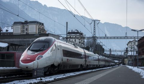 Alstom Avelia Pendolino high-speed train