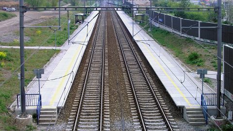 Railway tracks in Czechia, source: Wikipedia