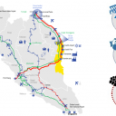 East Coast Rail Link Map, source: Land Public Transport Agency of Malaysia