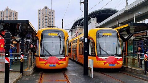 Songjiang tram, source: Keolis