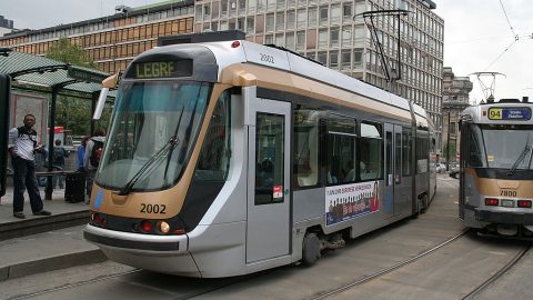 Tram in Brussels, source: Wikipedia