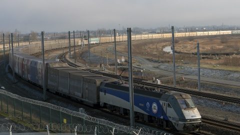 Eurotunnel shuttle train, source: Bombardier Transportation