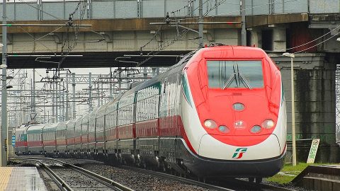 Frecciarossa ETR500 high-speed trains, source: Wikipedia