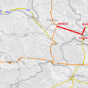 Proposed Beltinci-Lendava-Redics railway, source: OpenRailwayMap
