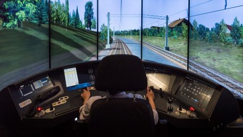 SBB train simulator, source: SBB