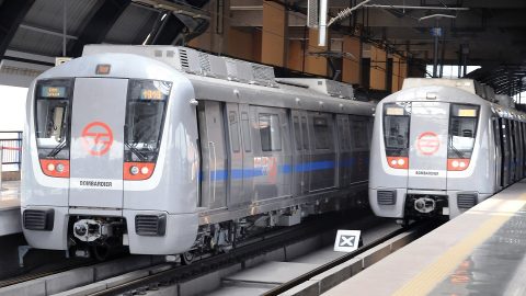 Bombardier Movia trains in Delhi Metro, source: Bombardier Transportation