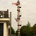 Mechanical semaphore in Belgium, source: Infrabel