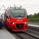 EP3D electric train at Airport Gagarin station in Saratov, source: Government of Saratov Oblast