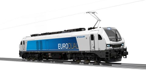 Stadler Eurodual locomotive, source: Stadler Rail