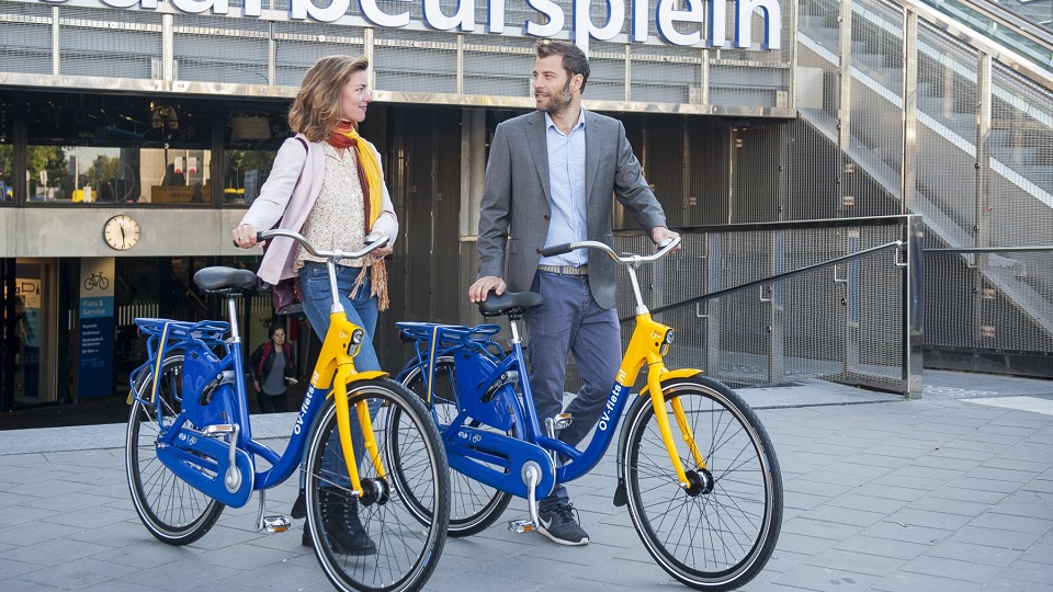 OV-fiets sharing bicycles in the Netherlands, source: Nederlandse Spoorwegen (NS)