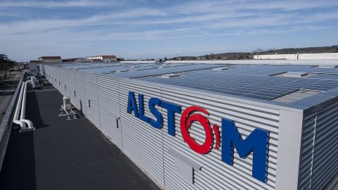 Alstom site in Tarbes with roof solar panels, source: Alstom