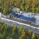 Rail Baltica local station visualised