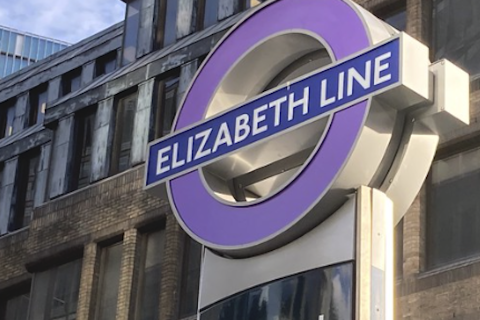 Elizabeth Line purple roundel