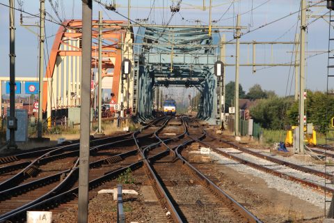 railway tracks and bridges in Zutphen, the Nehterlands