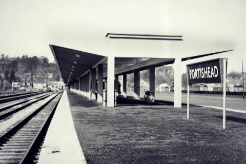 The platform at Portishead in the 1960s
