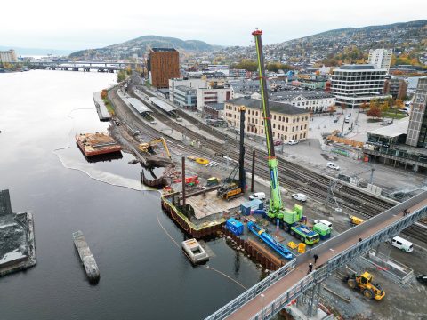 Drammen station Norway
