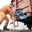 Equipping a freight wagons with digital automatic coupling (DAC)