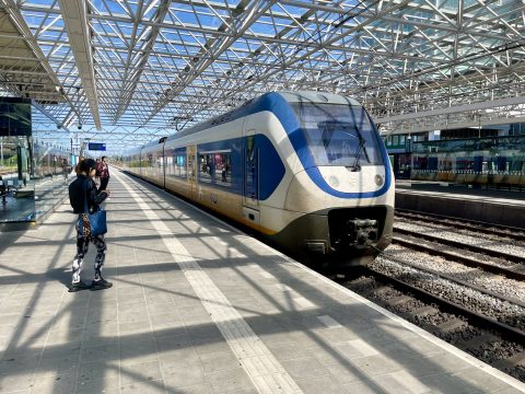 Dutch Sprinter train at Zaandam station