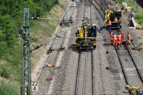 Track work in Germany
