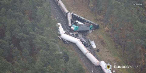 Derailment between Berlin and Hannover on 17-11-22