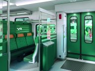 Interior of the new Flirt train for VR