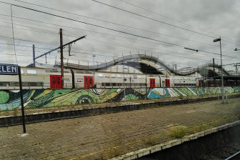 SNCB train at Mechelen station