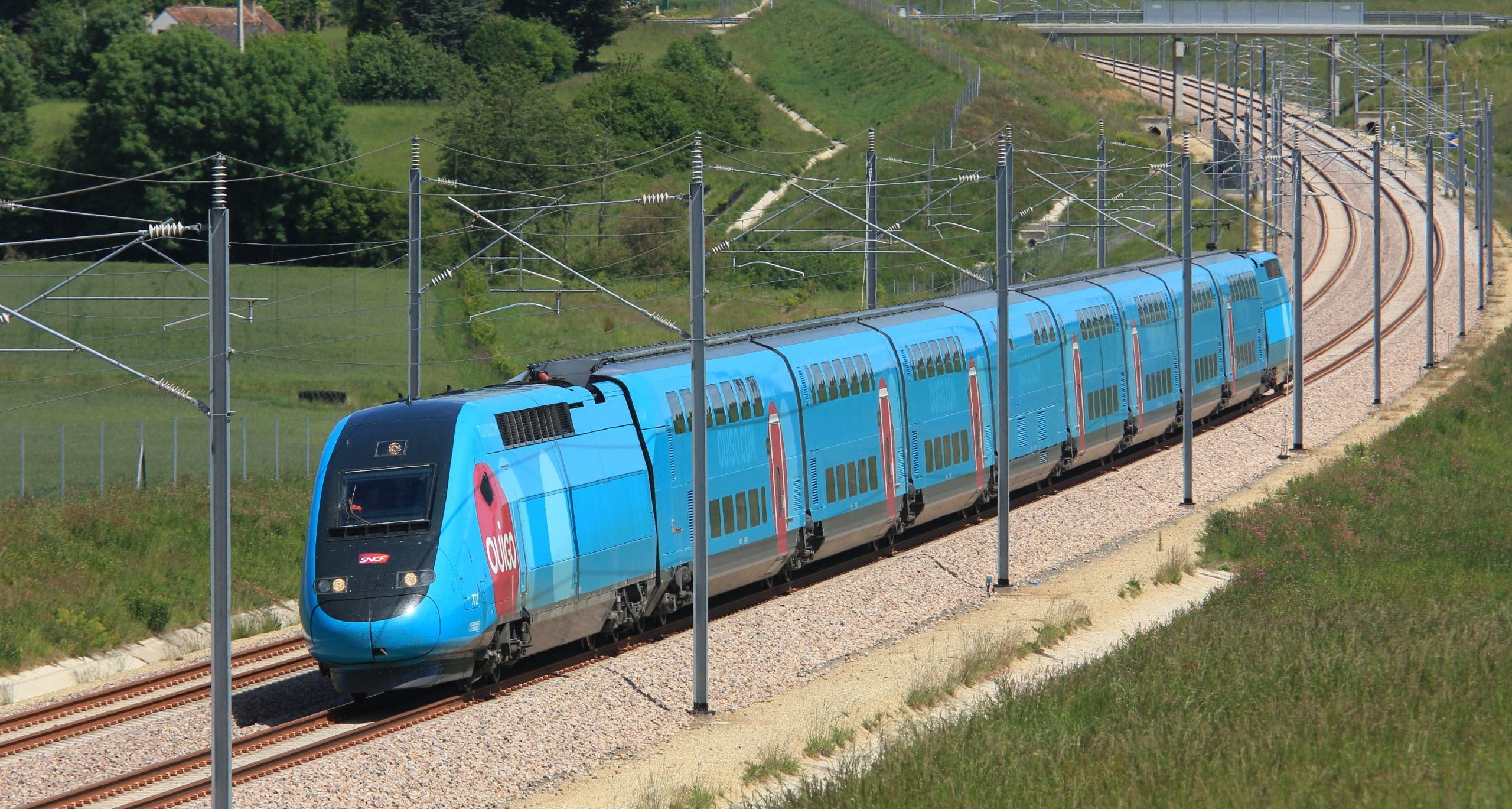 Ouigo train in France