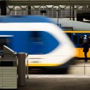 Dutch sprinter train and Intercity of NS
