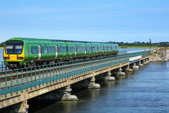 Iarnród Éireann train in Ireland