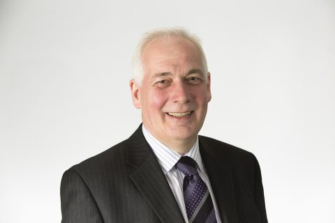 Portrait of Steve Montgomery, the chair of the Rail Delivery Group