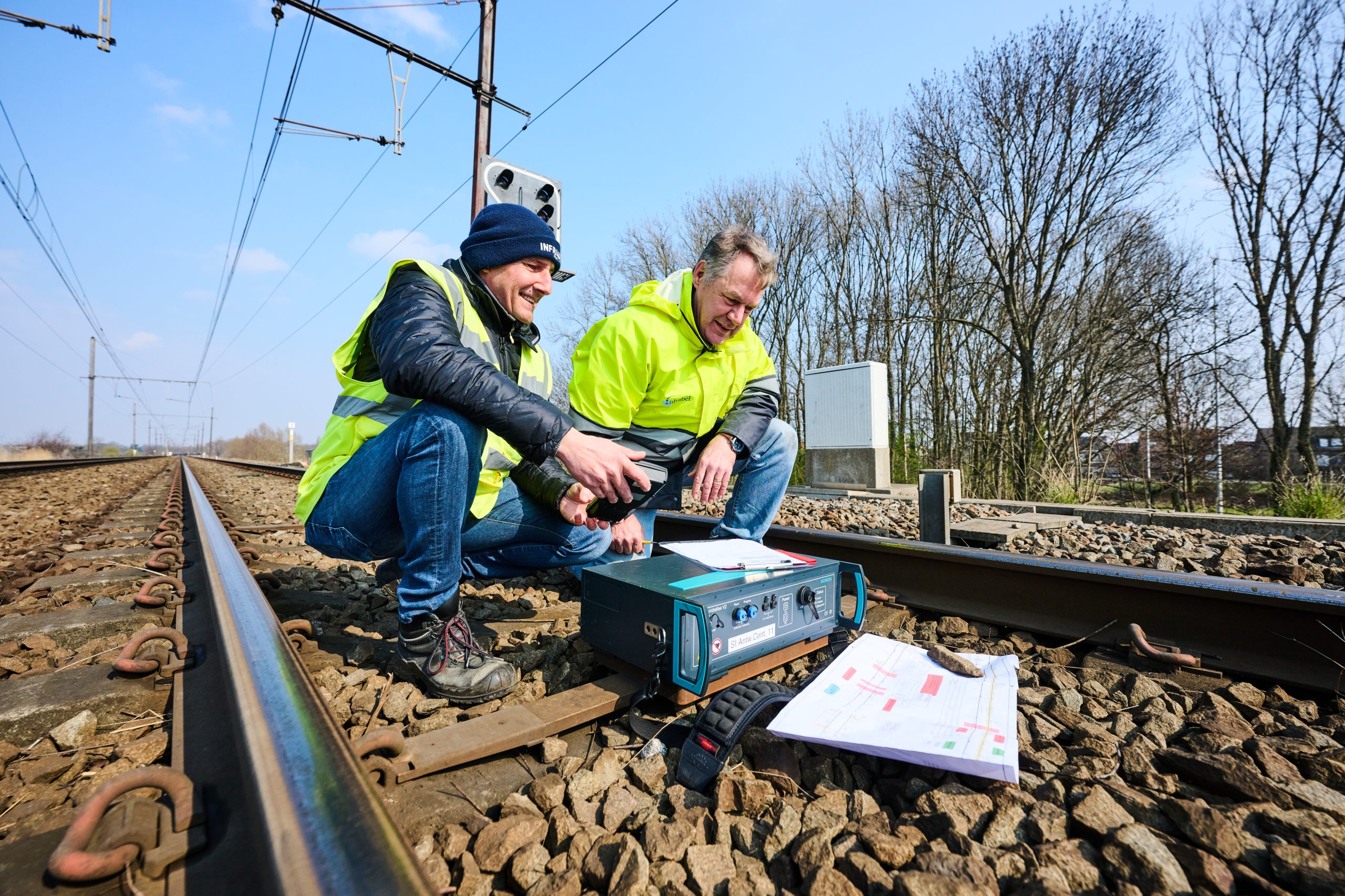 Testing of an ETCS balise by Infrabel
