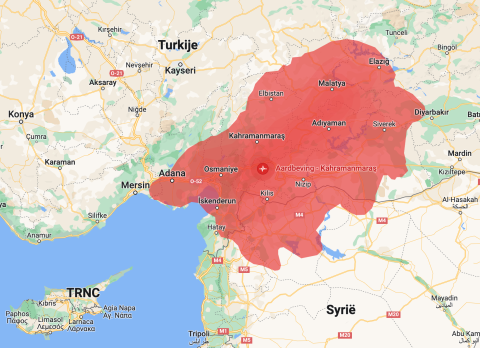 Earthquake zone Turkey