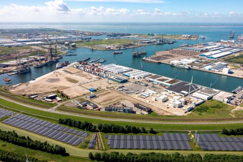 The North Sea Port from above
