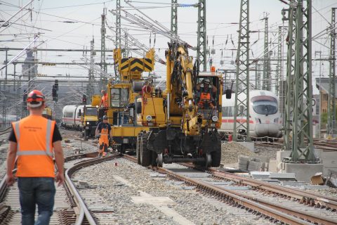 Track works in Germany
