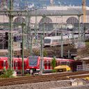 Regional and long-distance trains in Stuttgart