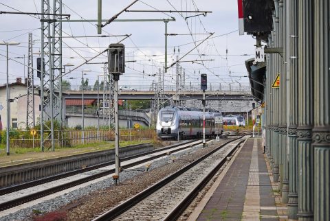 railway tracks in Germany