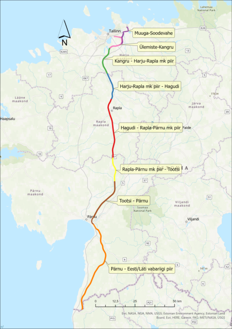 Rail Baltica rail infrastructure in Estonia