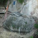 boulder puts Swiss railway at risk