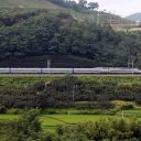 KTX high-speed train in South-Korea