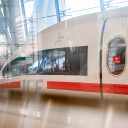 ICE 3 high-speed train in Frankfurt