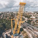 Large crane for SNCF rail works