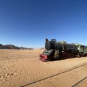 Hejaz Railway in Wadi Rum, Jordan
