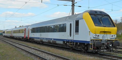 An SNCB/NMBS T18 locomotive