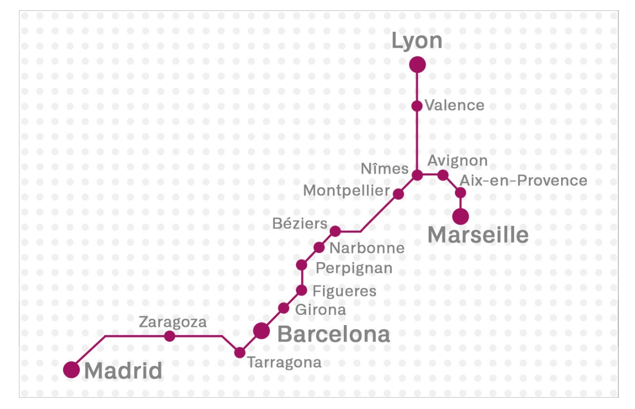 Renfe's offering to Franfe