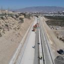 The new Almería - Murcia high-speed line under construction