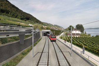 Visual of the Ligerz tunnel