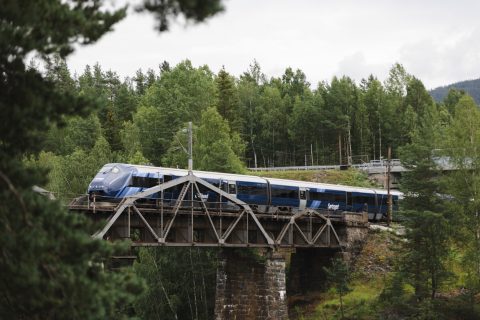 Go-Ahead Nordic train on the Sørlandsbanen