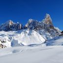 The Italian Dolomites in winter