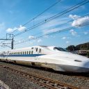 The Chuo Shinkansen Maglev train in Japan